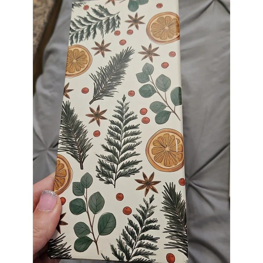 Lady Jayne Storage Box Citrus, Berry, Spice Greenery Holiday Theme 9